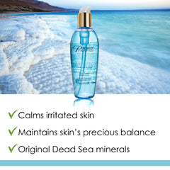 Easy dispensing action of Premier Dead Sea Skin Toner bottle.