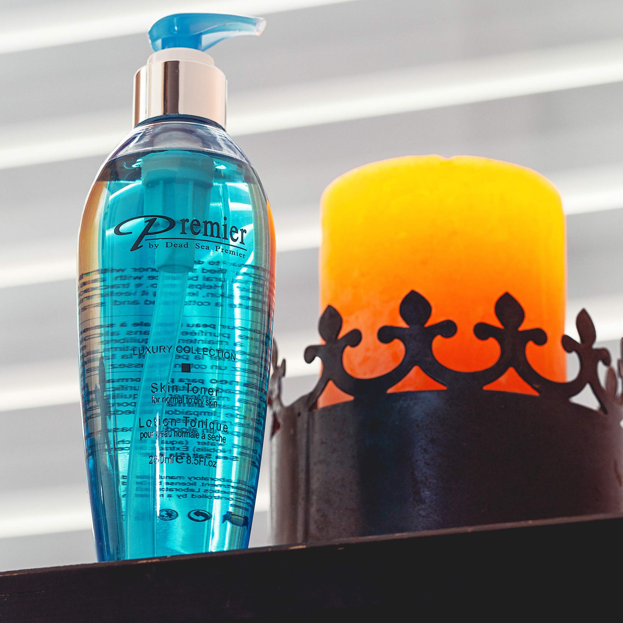 Ingredients highlight: witch hazel and chamomile in Premier Dead Sea Skin Toner.