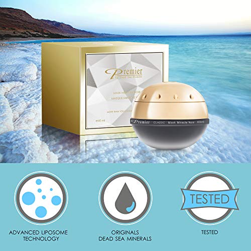 Premier Miracle Noir Mask Israel-made badge reinforces quality and ethical production