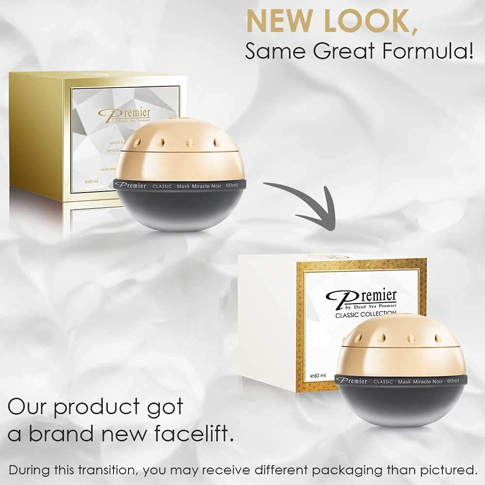 Premier Miracle Noir Mask key ingredients image highlights antioxidants for skin support