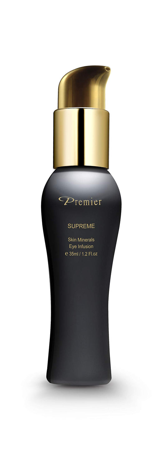 Premier Supreme Eye Infusion 35ml bottle refreshing and hydrating the under-eye skin.