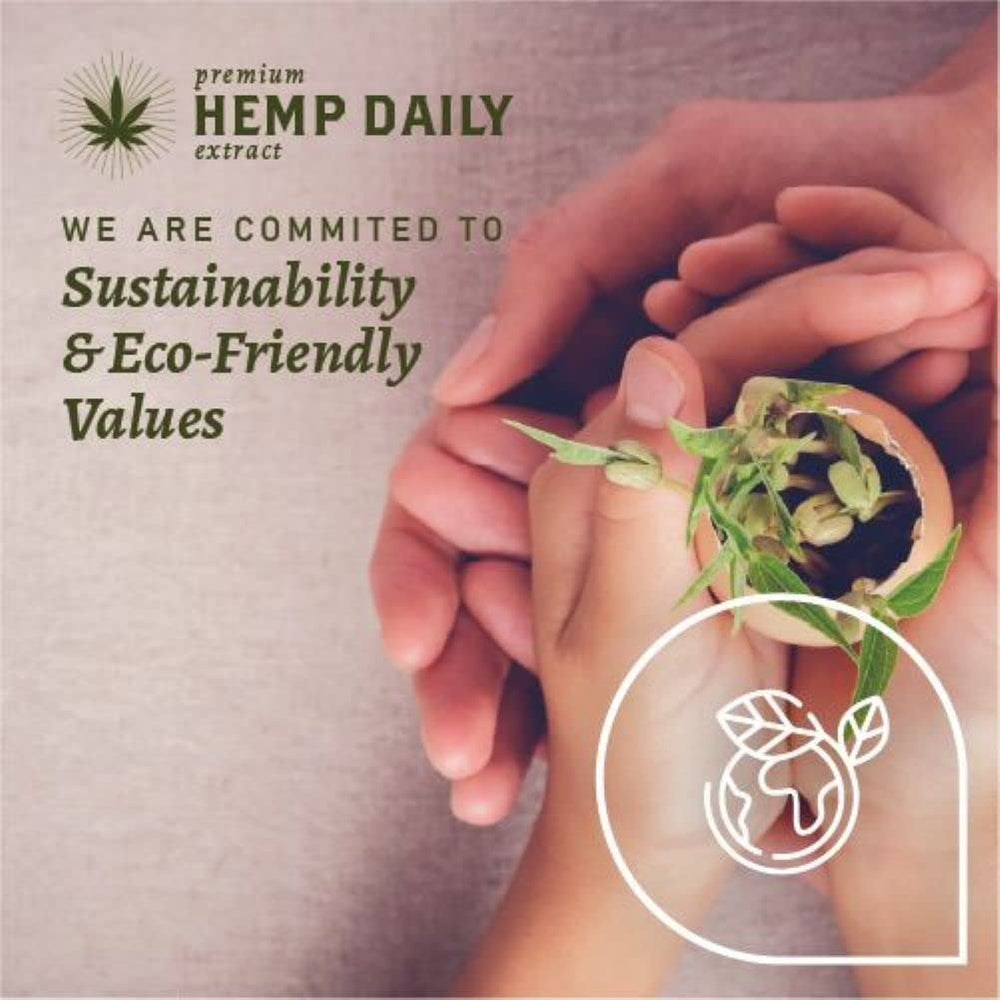 Premium Hemp Daily Cream blend of argan, jojoba, and rosehips nourishes skin