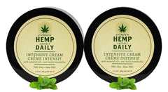 Premium Hemp Daily Cream jar in a two-pack for gifting and everyday use
