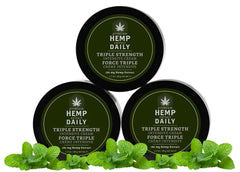 Premium Hemp Daily Cream bottle with mint scent for daily hydration