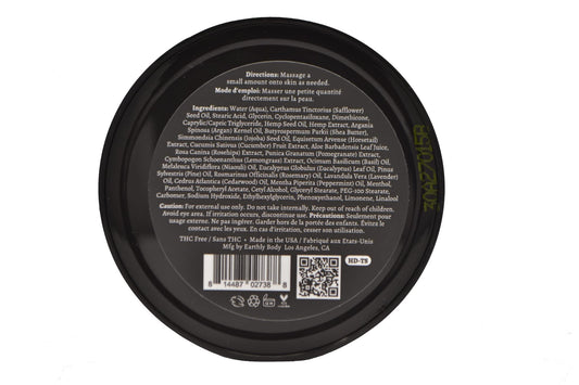 Whipped texture of Premium Hemp Daily Cream ready to spread