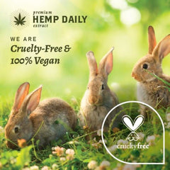 Made in the USA; cruelty-free Premium Hemp Daily Cream packaging