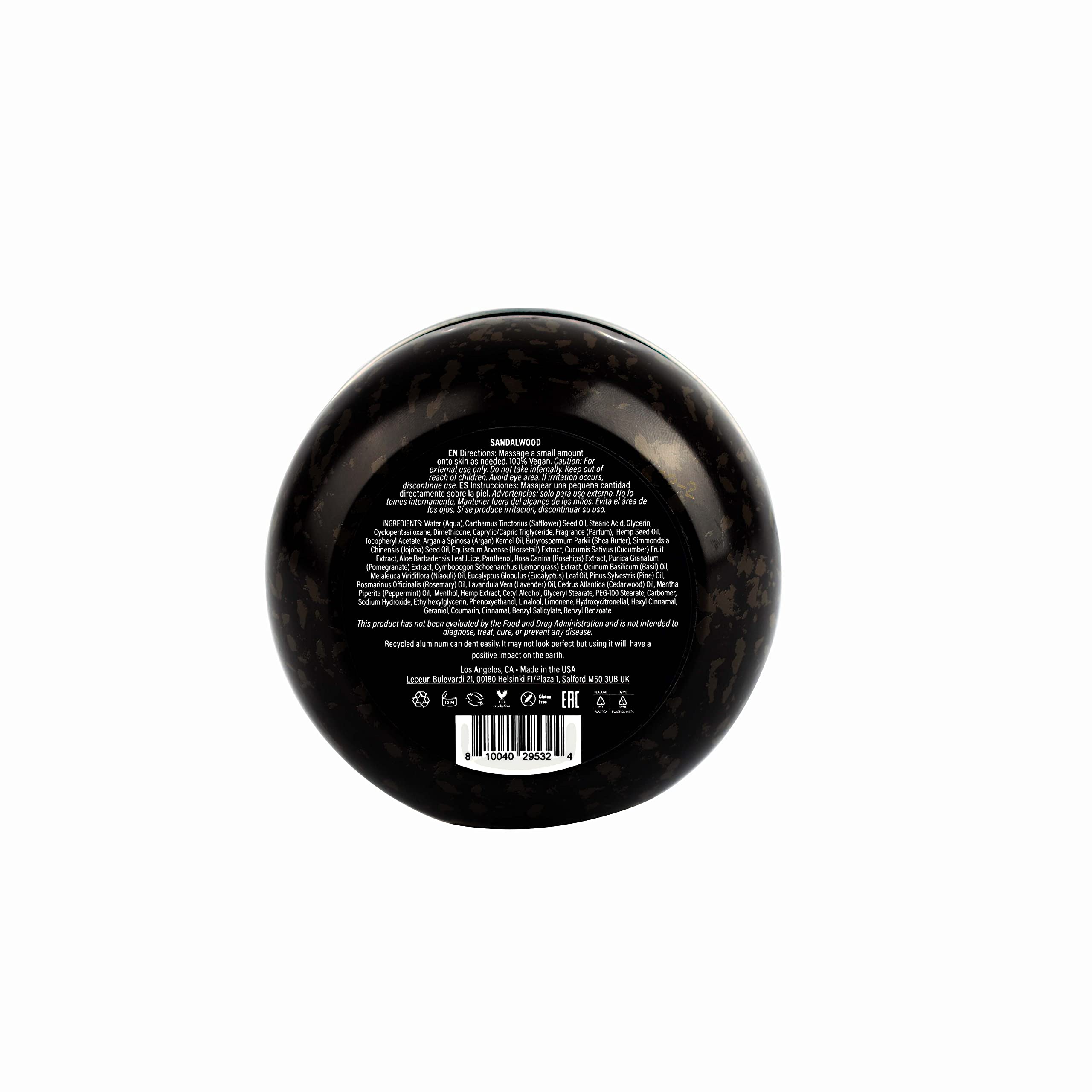 Pump bottle of Premium Hemp Daily Intensive Cream showing vegan organic formula