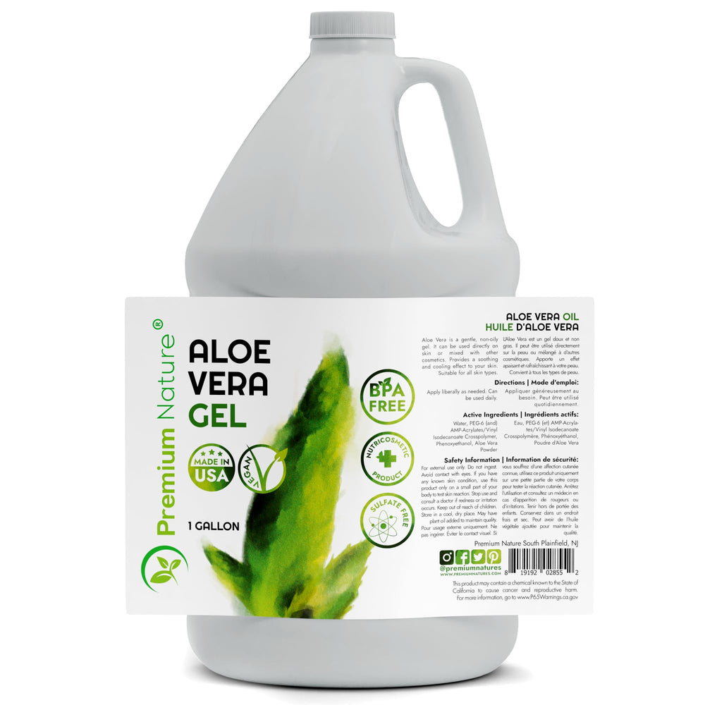 Premium Nature Aloe Vera Gel for hair care and scalp nourishment