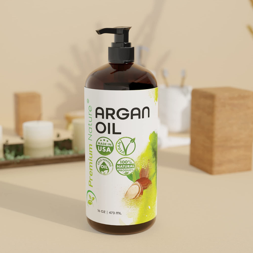 Premium Nature Argan Oil multi-use for hair, skin, and DIY beauty