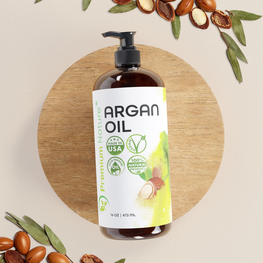 Premium Nature Argan Oil from Morocco, cold-pressed quality and natural vitamins
