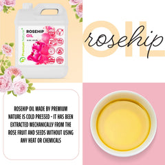 Premium Nature Rosehip Oil dropper dispense for precise moisturization