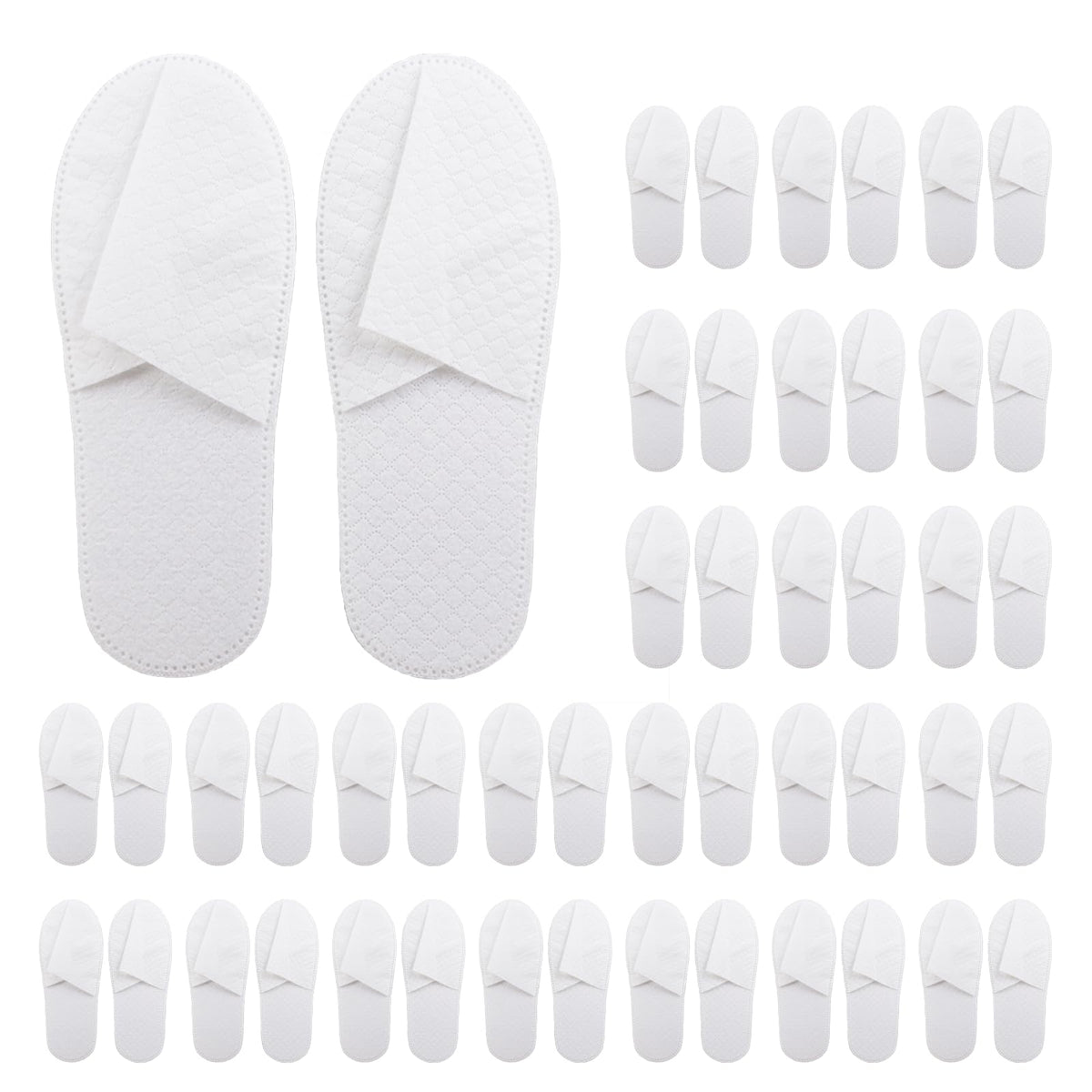 Premium Spa Slippers with cooling grid design for breathable spa comfort