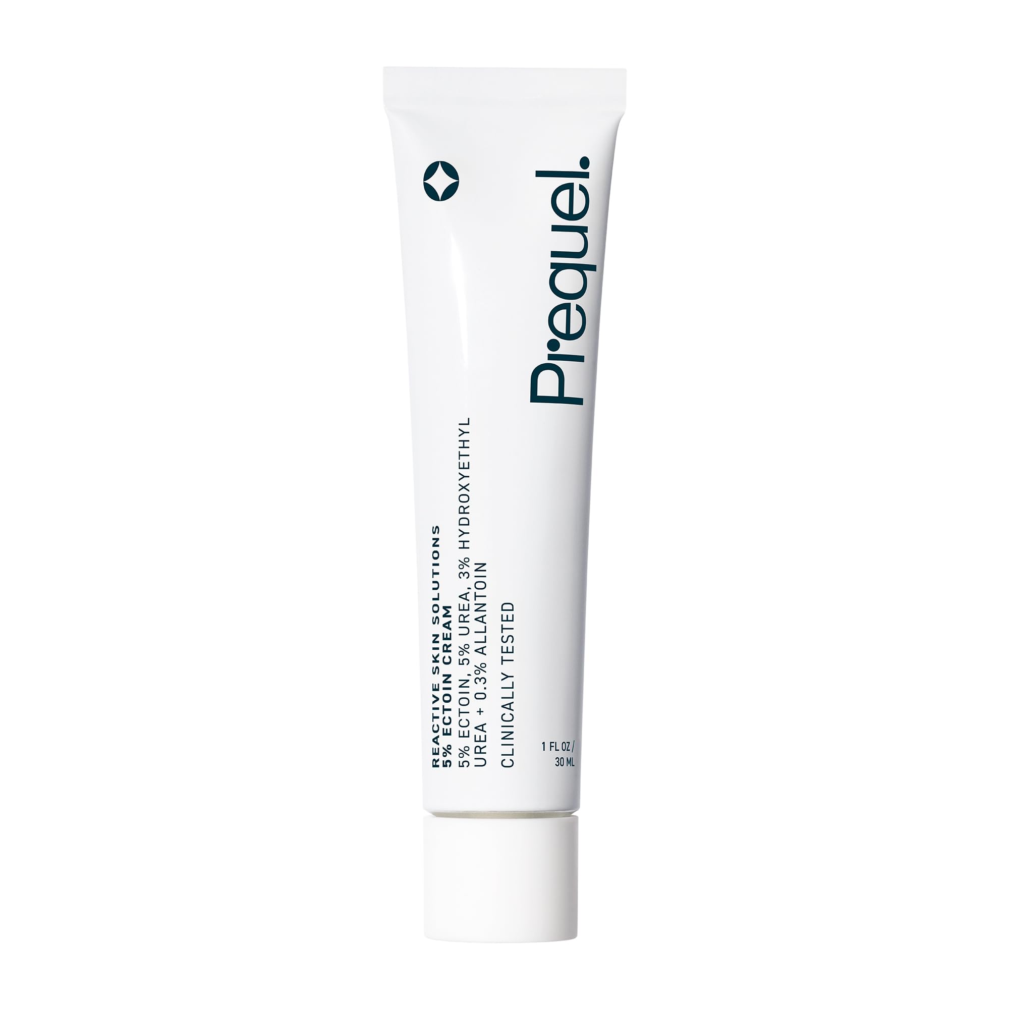 Prequel Reactive Skin Solutions bottle front for soothing daily hydration