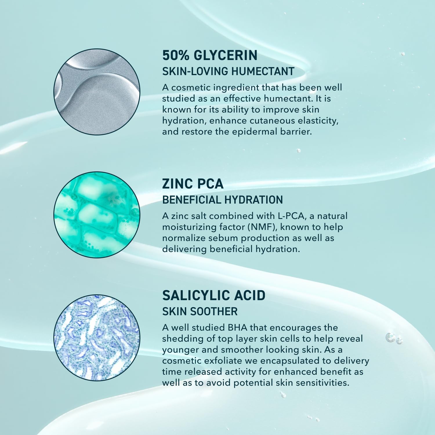 Prequel Skin Gleanser SA glycerin-rich lather delivering deep moisture.