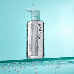Prequel Skin Gleanser SA removes makeup and excess oil.
