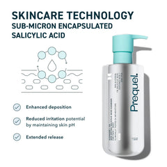 Prequel Skin Gleanser SA with salicylic acid cleanses pores and makeup.