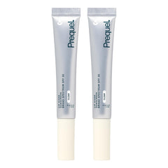 Prequel Skin Lip Visor front-pack view with two SPF 30 balms for daily protection