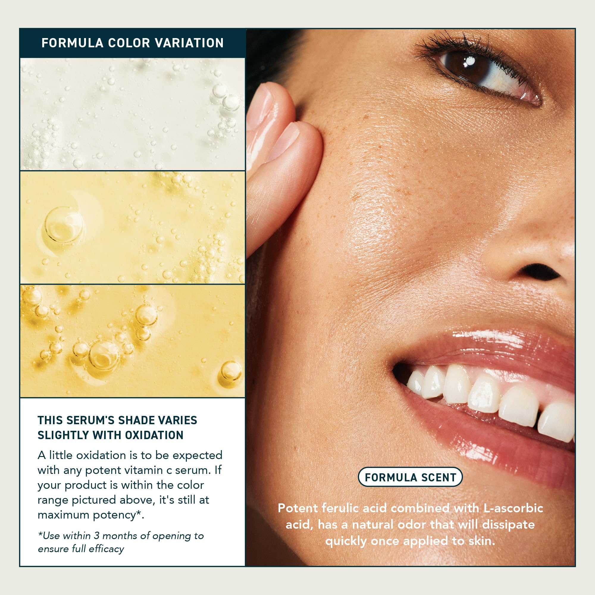 Prequel Skin Lucent-C fragrance-free formula label.