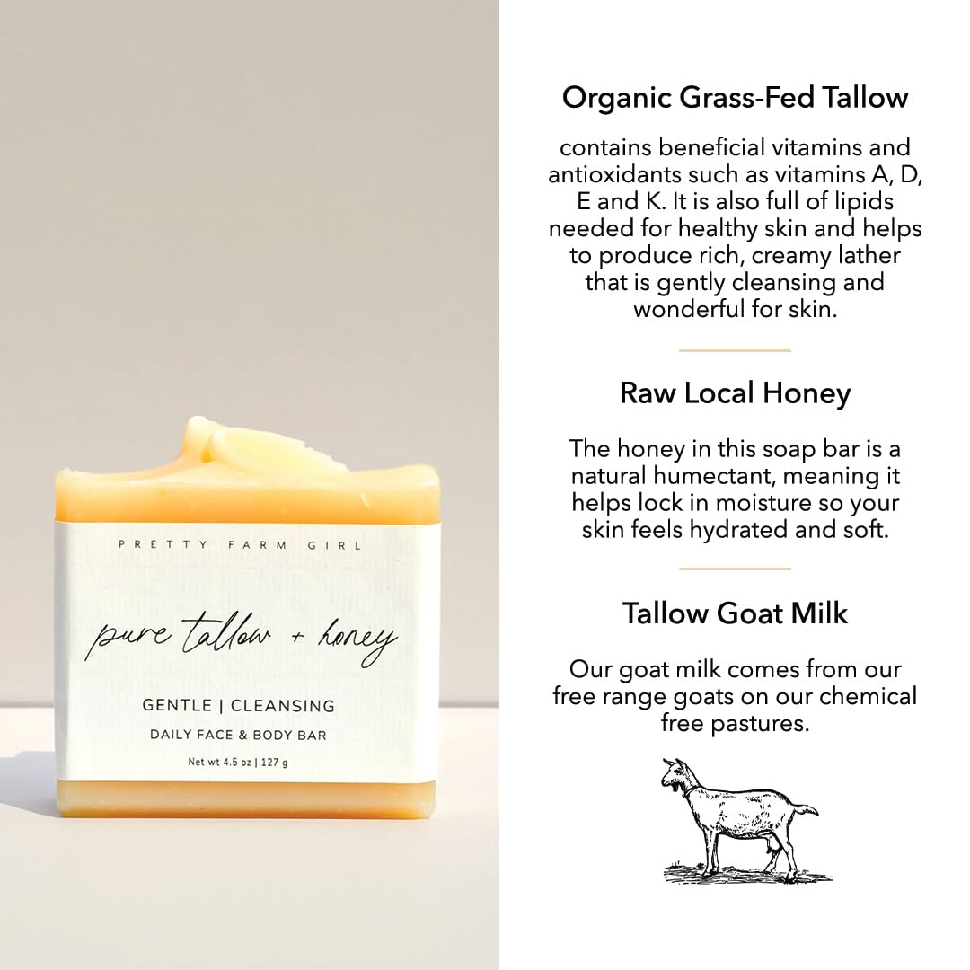 Pretty farm girl smooth lather demonstrates gentle cleansing without harsh chemicals.