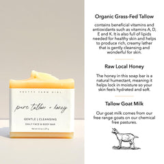 Pretty farm girl smooth lather demonstrates gentle cleansing without harsh chemicals.