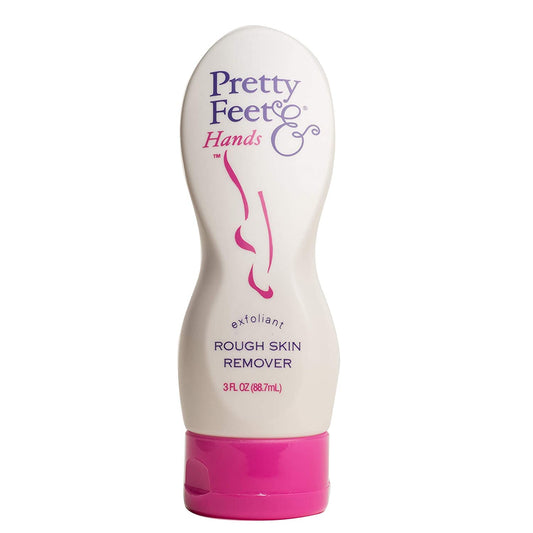 Pretty Feet & Hands Exfoliant packaging shows value pack for smooth feet and hands