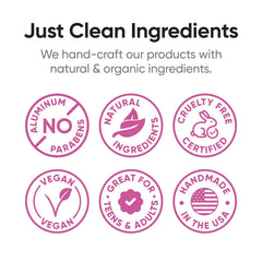 Pretty Frank aluminum-free label emphasizing clean ingredients