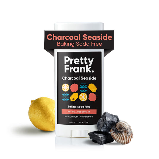 Pretty Frank Charcoal Seaside deodorant stick for natural odor control