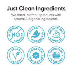 Pretty Frank eco-friendly packaging emphasizes recyclable materials and water-saving commitments.