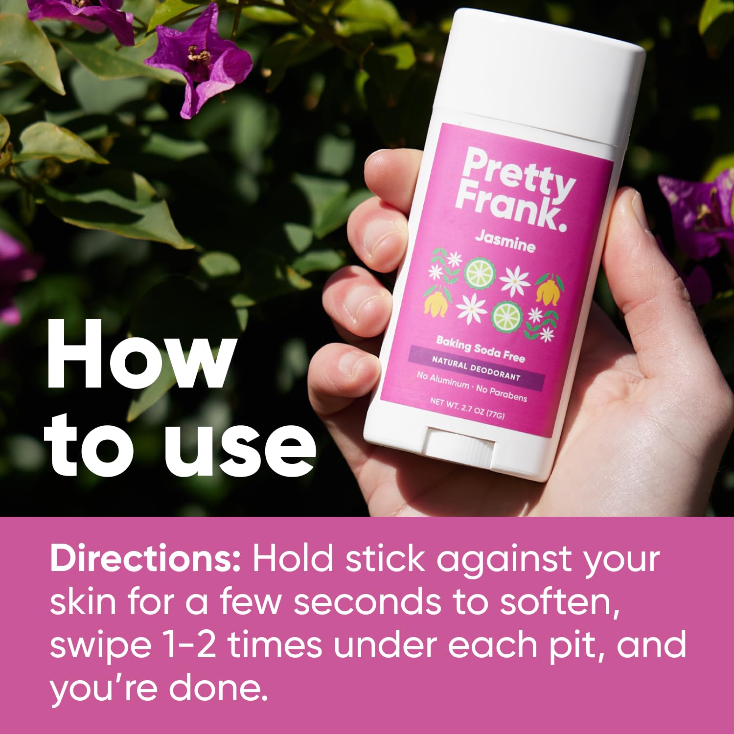 Pretty Frank made-in-usa deodorant supports local production and quality.