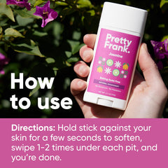 Pretty Frank made-in-usa deodorant supports local production and quality.