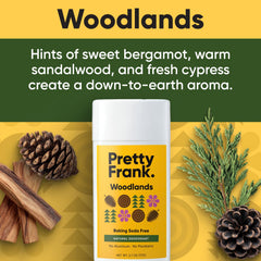 Pretty Frank organic coconut oil base visual highlighting skin-friendly formula.
