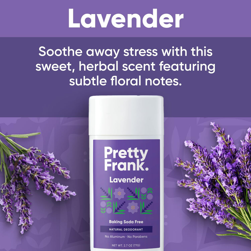 Pretty Frank organic coconut oil and shea butter nourish skin while protecting against odor.