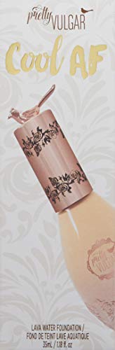 Pretty Vulgar Cool AF Lava Water Foundation pump-dispense demonstrates easy application
