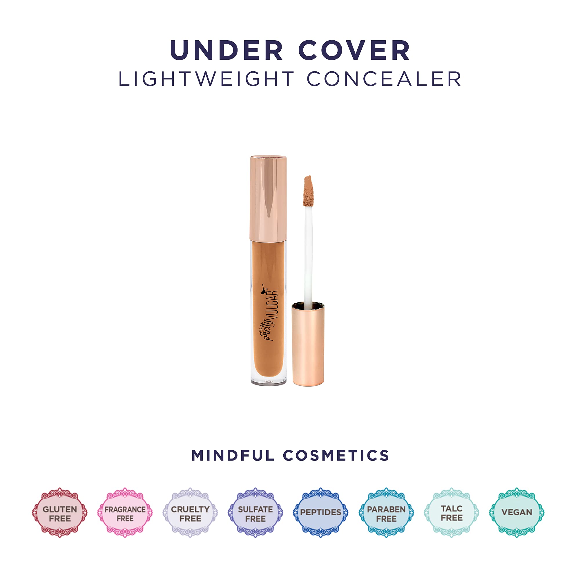 Pretty Vulgar Under Cover Concealer targets dark circles with brightening payoff.
