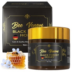 Prettypum Bee Venom Cream jar closeup showing smooth texture for skin renewal