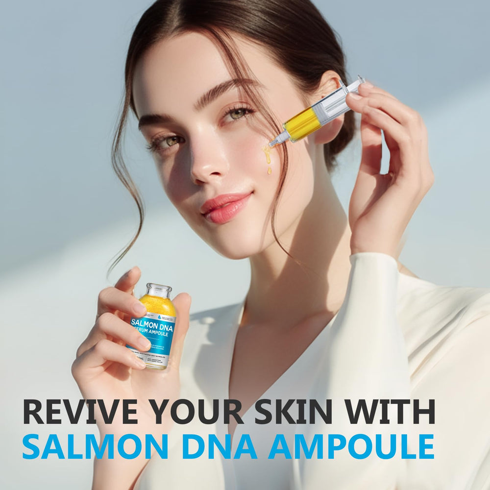 Prettypum Salmon DNA Ampoule bottle highlights secure leak-proof design