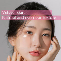Applied on skin, PRETTYSKIN Pore Silk Primer delivers natural texture with minimal shine