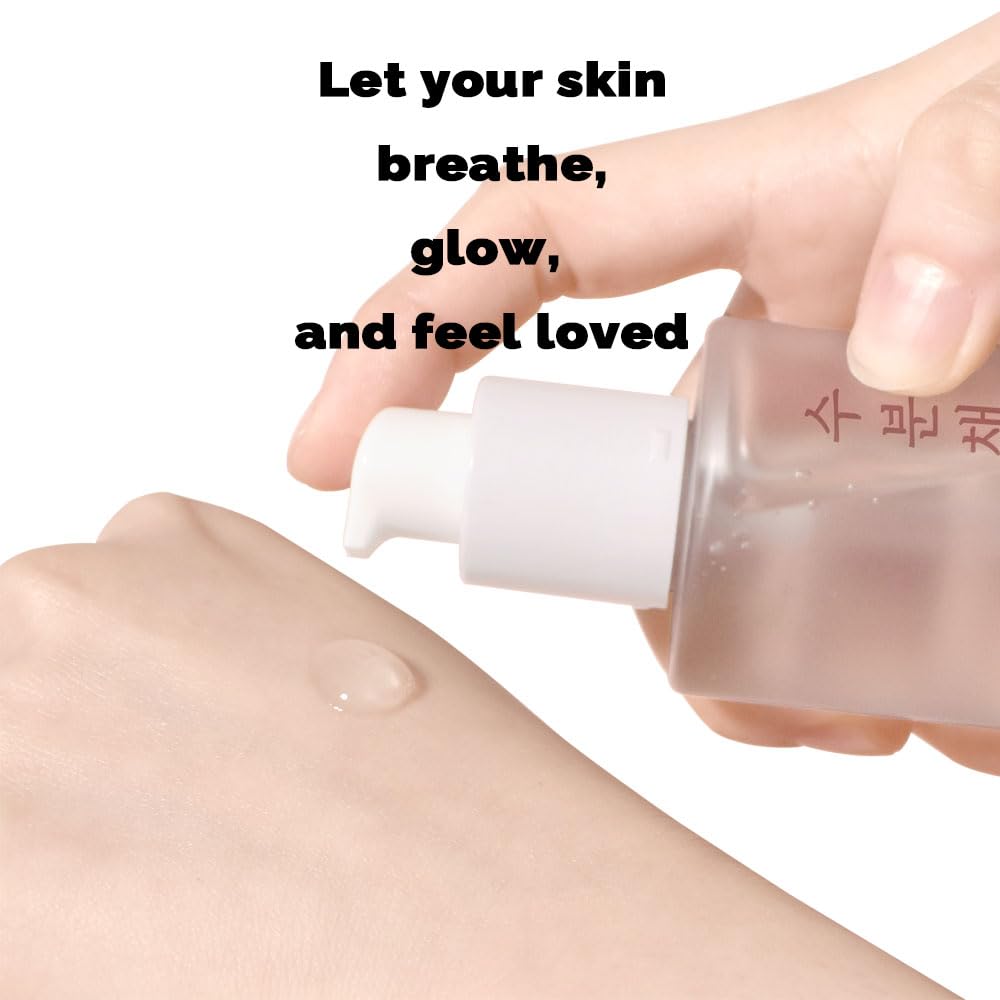 PRETTYSKIN serum-application-texture highlights smooth glide and non-sticky finish.