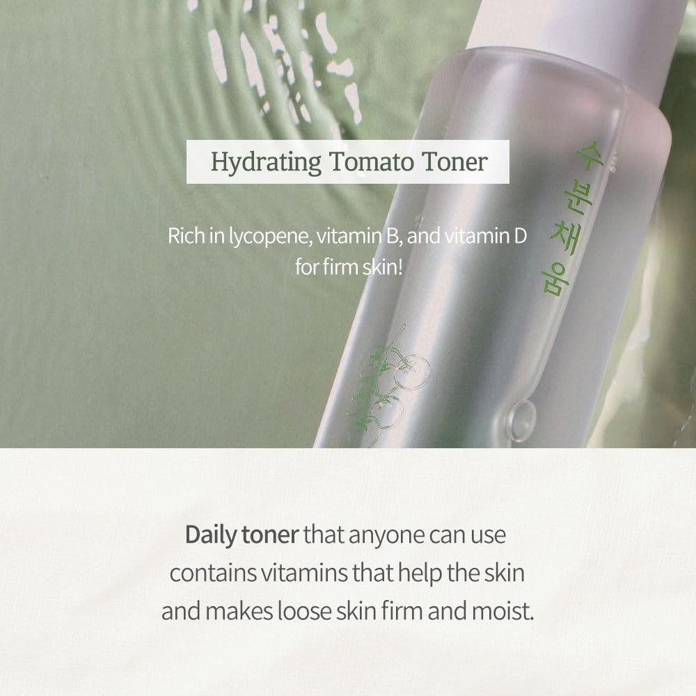 Hand applying PRETTYSKIN toner on the face for a refreshed look.