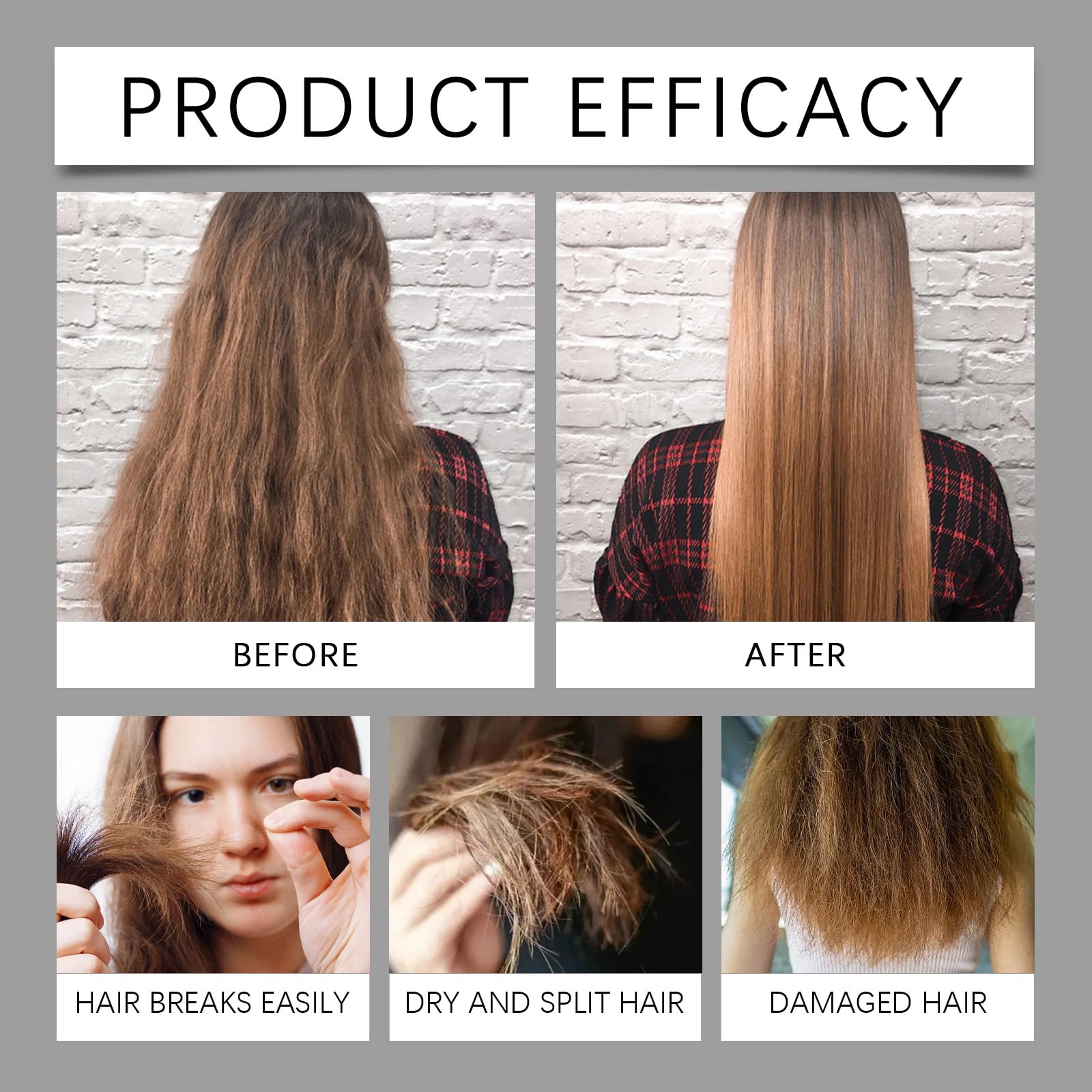 Pricyru Supermilk Conditioner Spray being applied to hair.