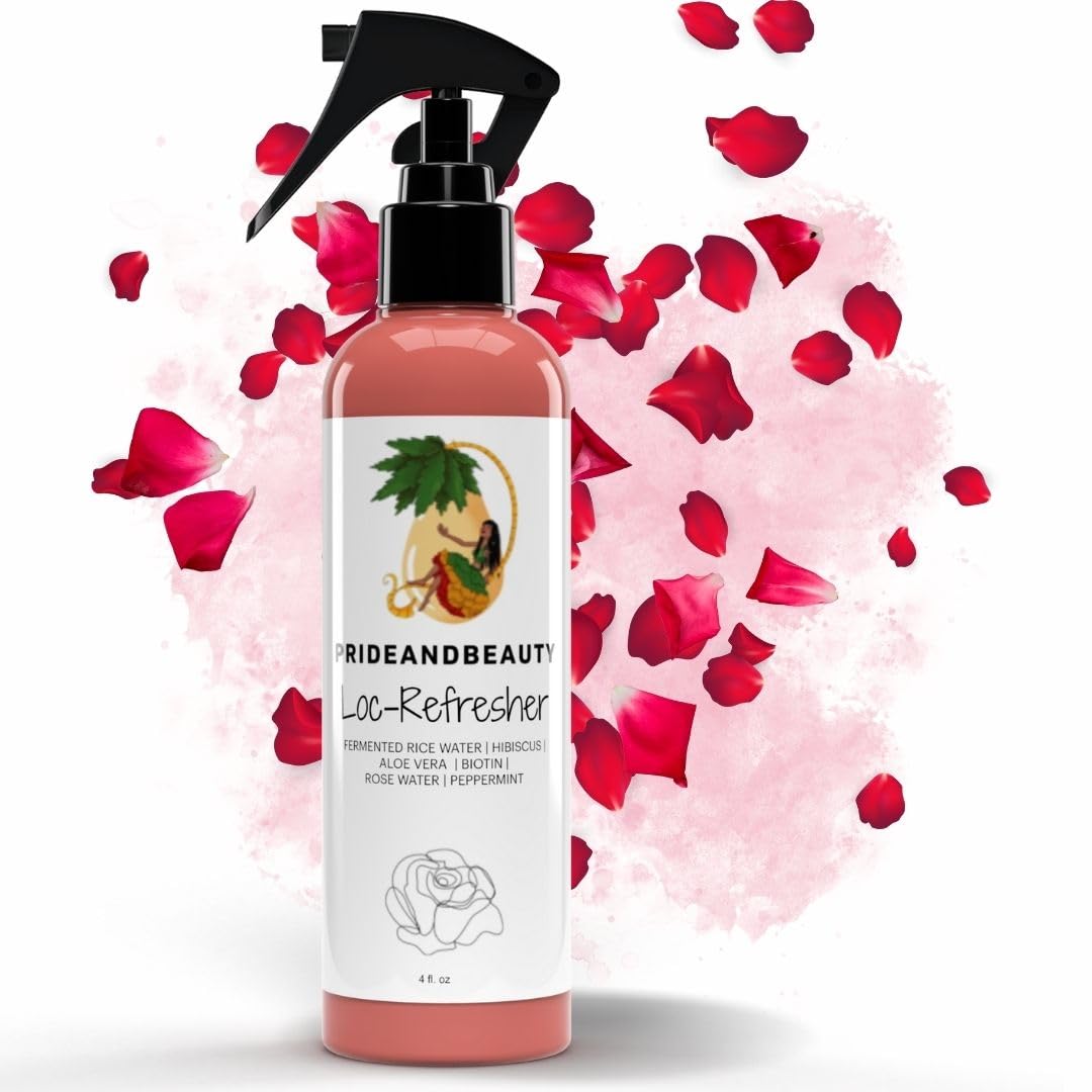 Pride and Beauty Rose Water ingredient close-up highlighting rose for scalp care.