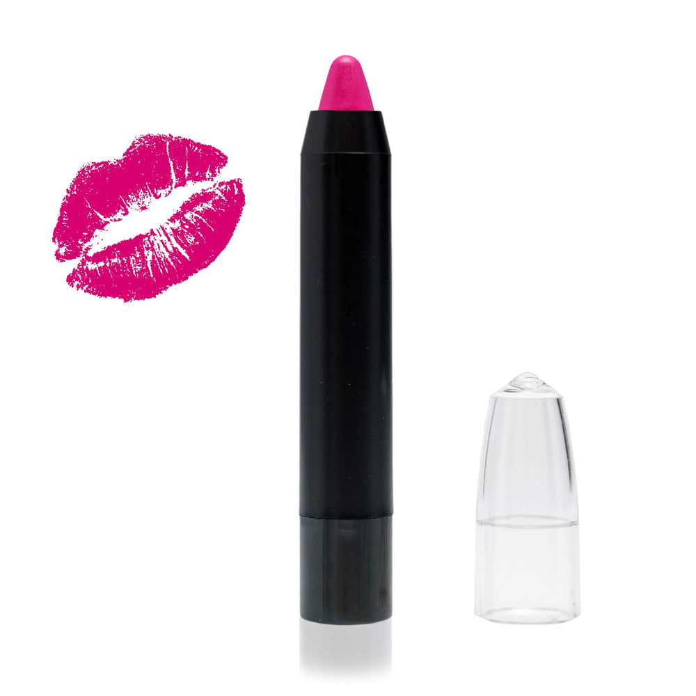 Prim and Pure Simply Pink lipstick crayon packaging highlights natural, cruelty-free cosmetics.