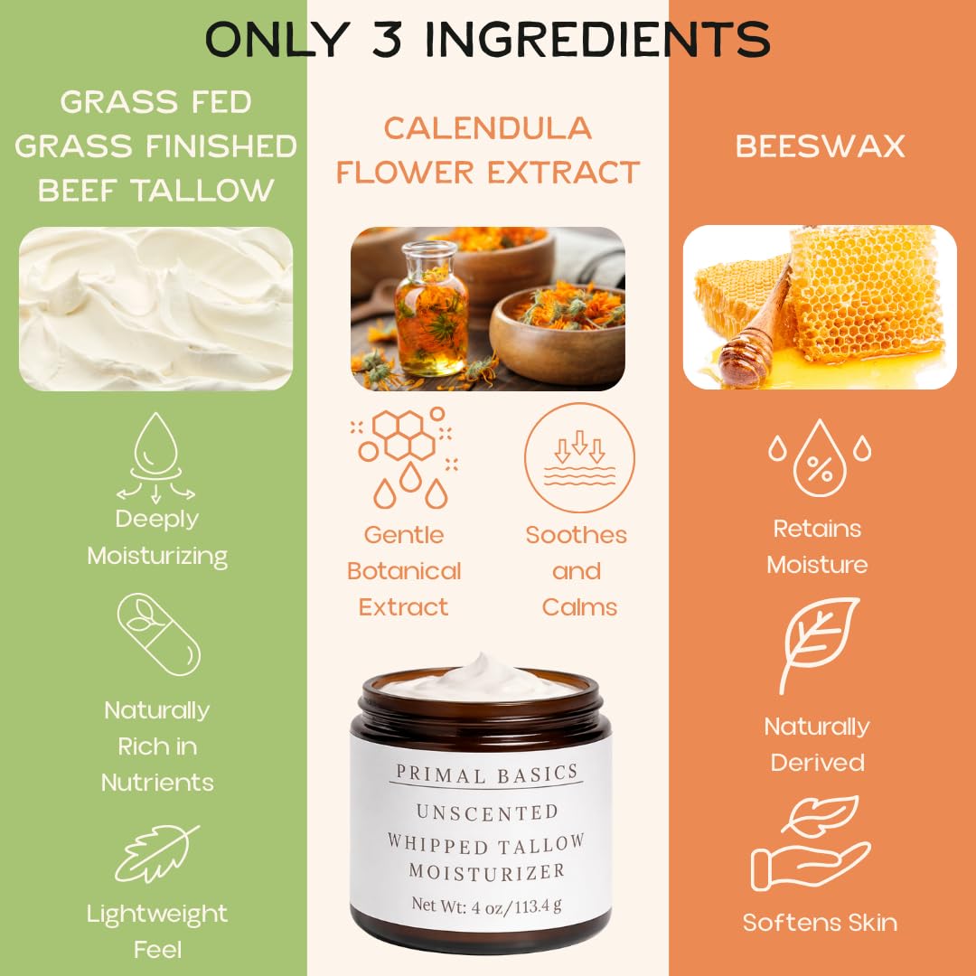 Primal Basics calendula-infused moisturizer close-up highlights soothing formula for sensitive skin