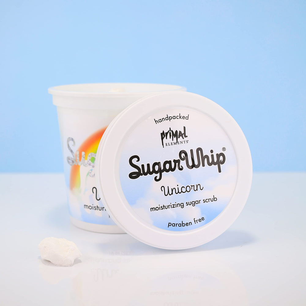 Close-up of Sugar Whip texture showing gentle exfoliation.
