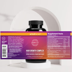 Primal Harvest daily two-capsule routine shown for consistency.