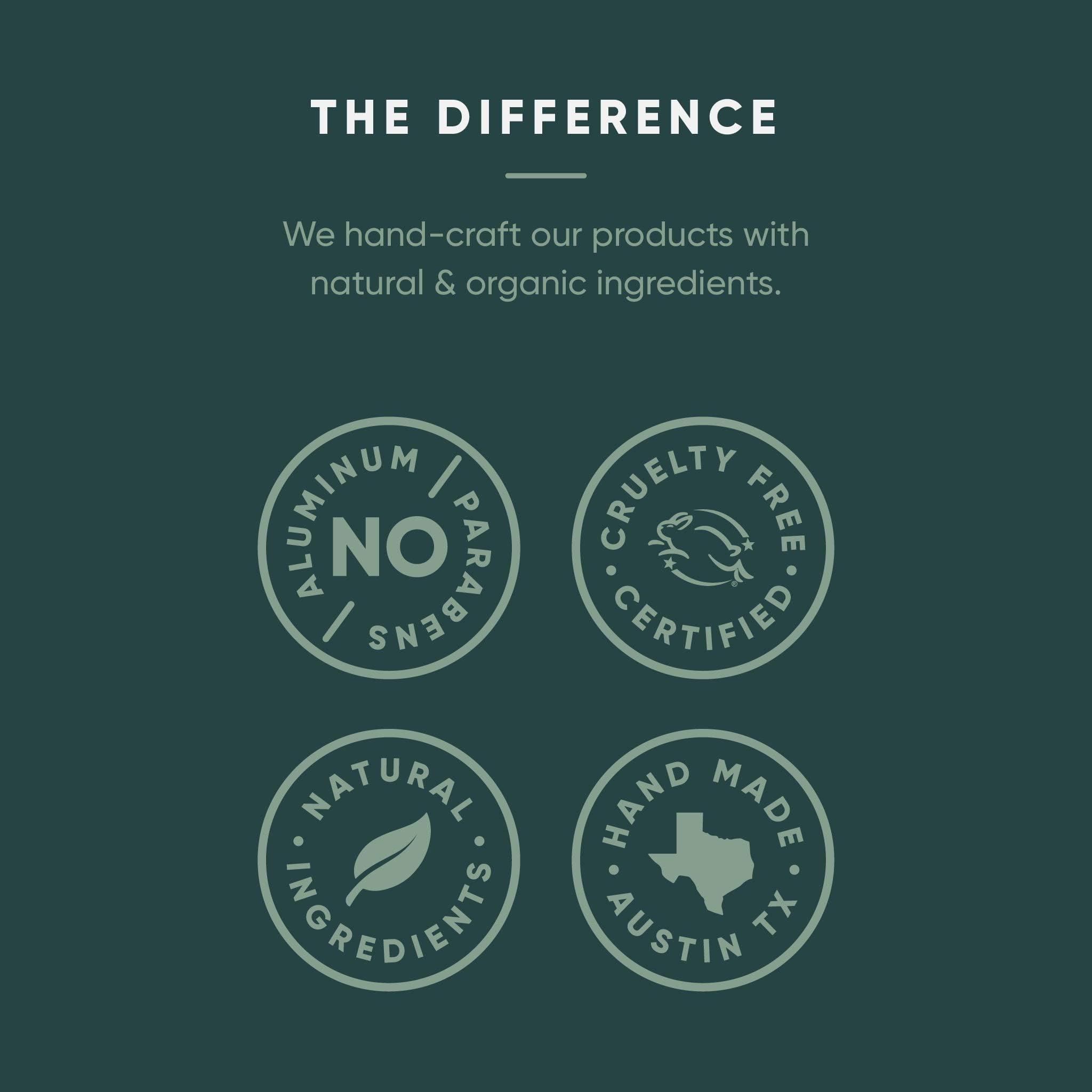 Organic coconut oil and shea butter soothe skin in Primal Pit Paste