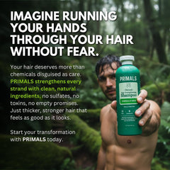 PRIMALS honey-derived ingredients suggest nourishing, non-toxic care.
