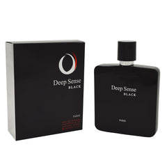 Prime Collection Deep Sense Black EDP packaging view highlights premium design, ideal for gifting.