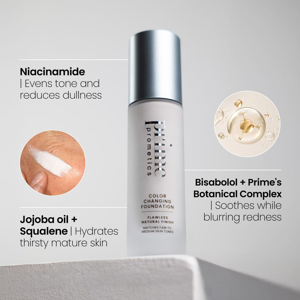 Prime Prometics hypoallergenic formula is dermatologist-approved for sensitive skin.