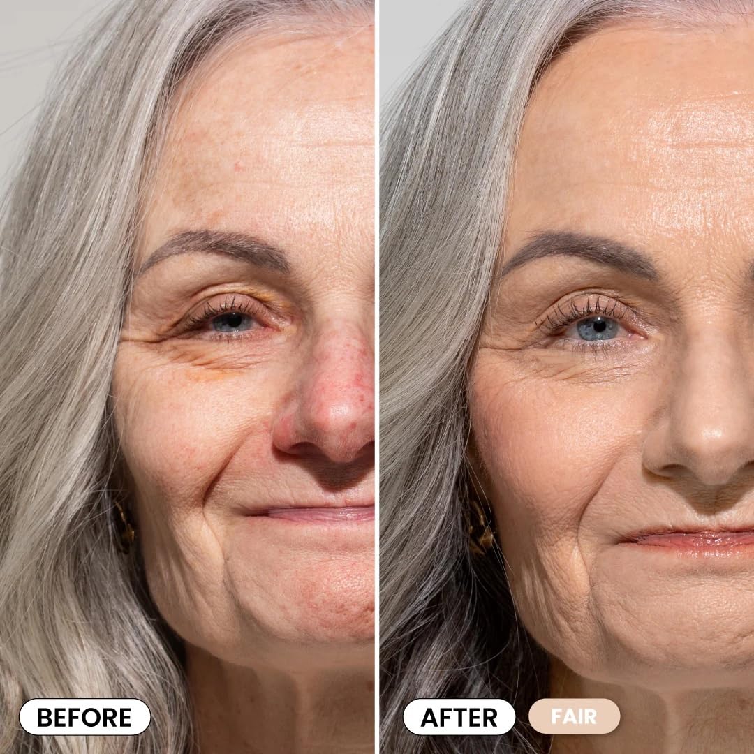PrimePrometics PrimeSkin CC+ Cream swatch showing buildable, adaptive coverage.